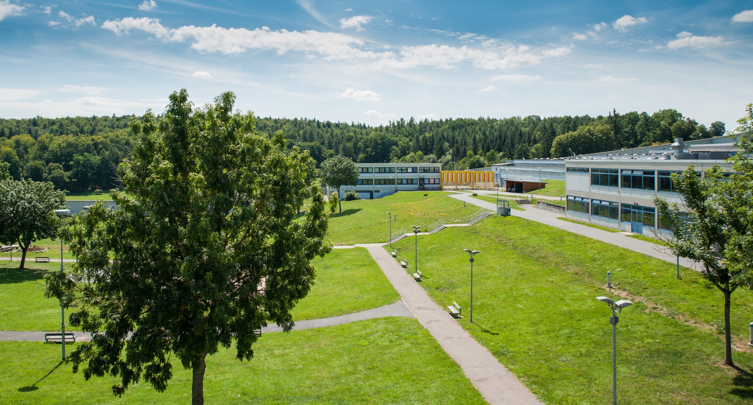 Innengelände der JVA Adelsheim